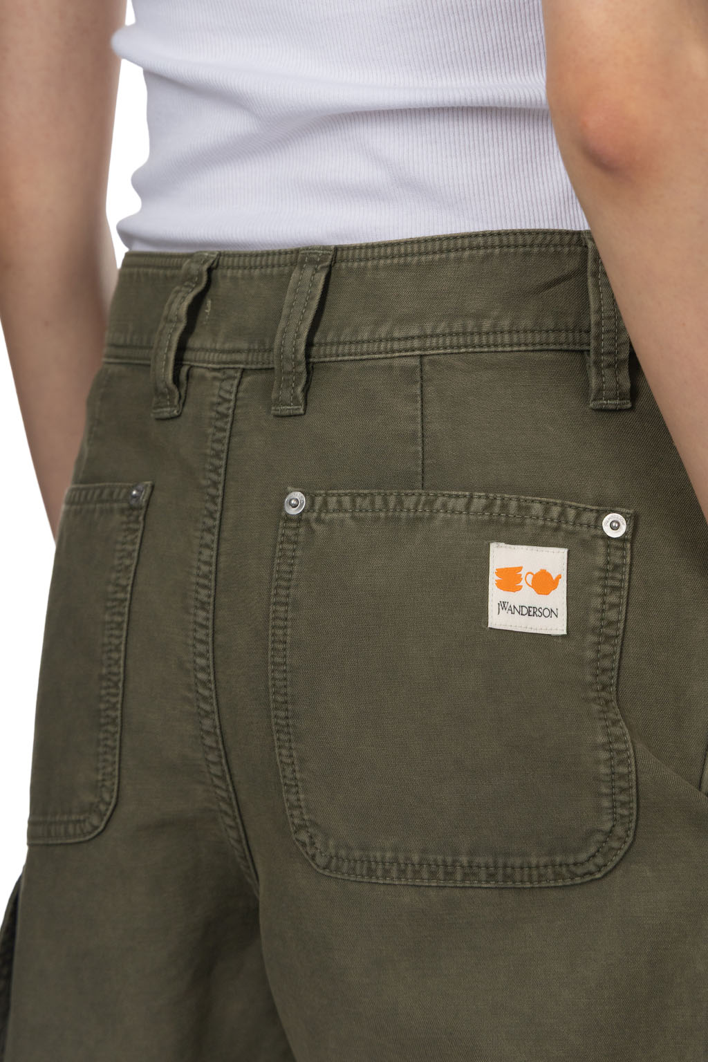 JW Anderson - Twisted Seam Trousers - Olive